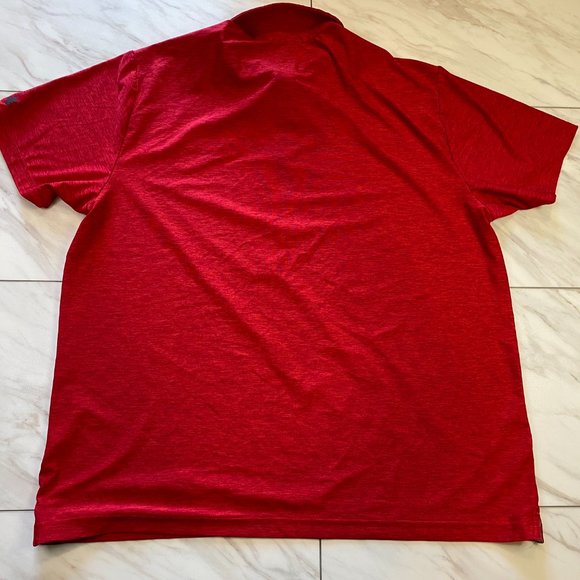 Under Armour HeatGear Red Maryland Terrapins Terps Performance Golf Polo 2XL XXL - Picture 3 of 6